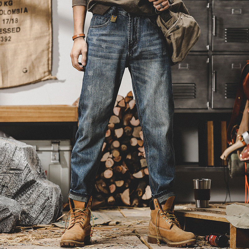 Men's American Retro Autumn Pants