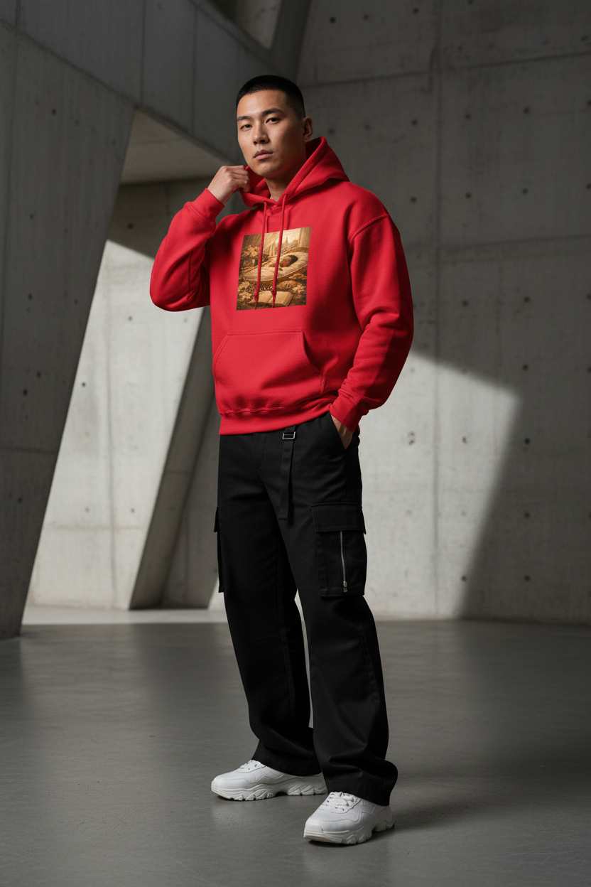 Men's MLK Hoodie "The Birth" - USA Printed Double Sided