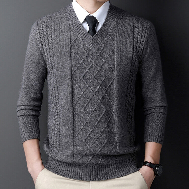 Chicken Collar Pullover Knitting Men's Casual Hoodie - Munsieur