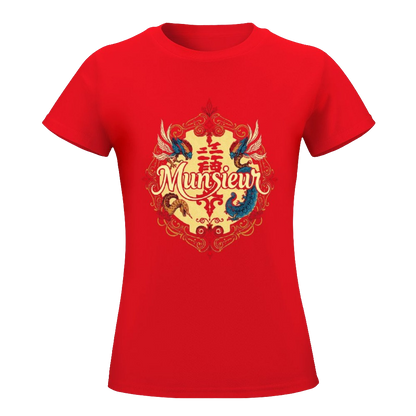 MUNSIEUR Women's T-shirt Designer Streetwear for Her