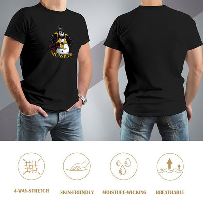 Men's Munsieur Christmas Tee Design "Atomic Snow"