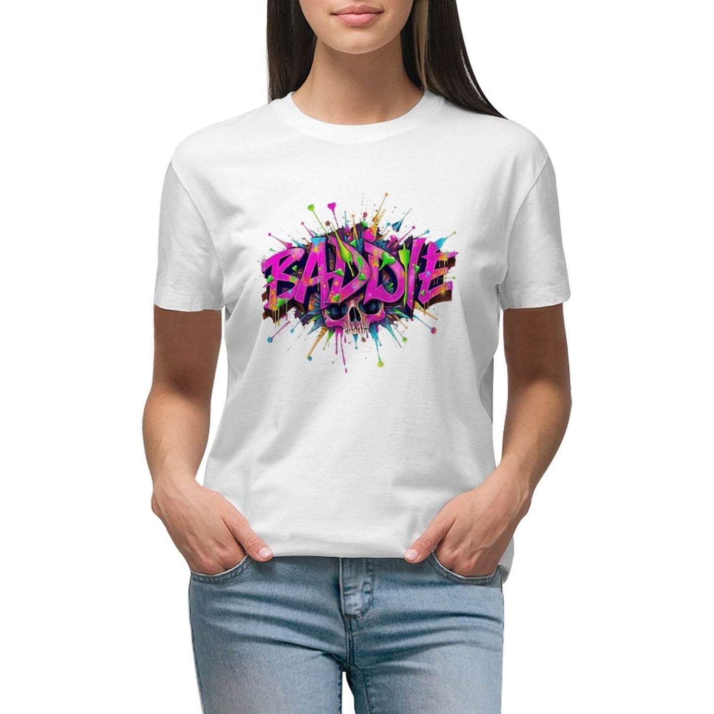 T-shirt for Women "Baddie" Streetwear Crown Co. 👑
