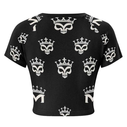 Tight cropped navel-baring T-shirt