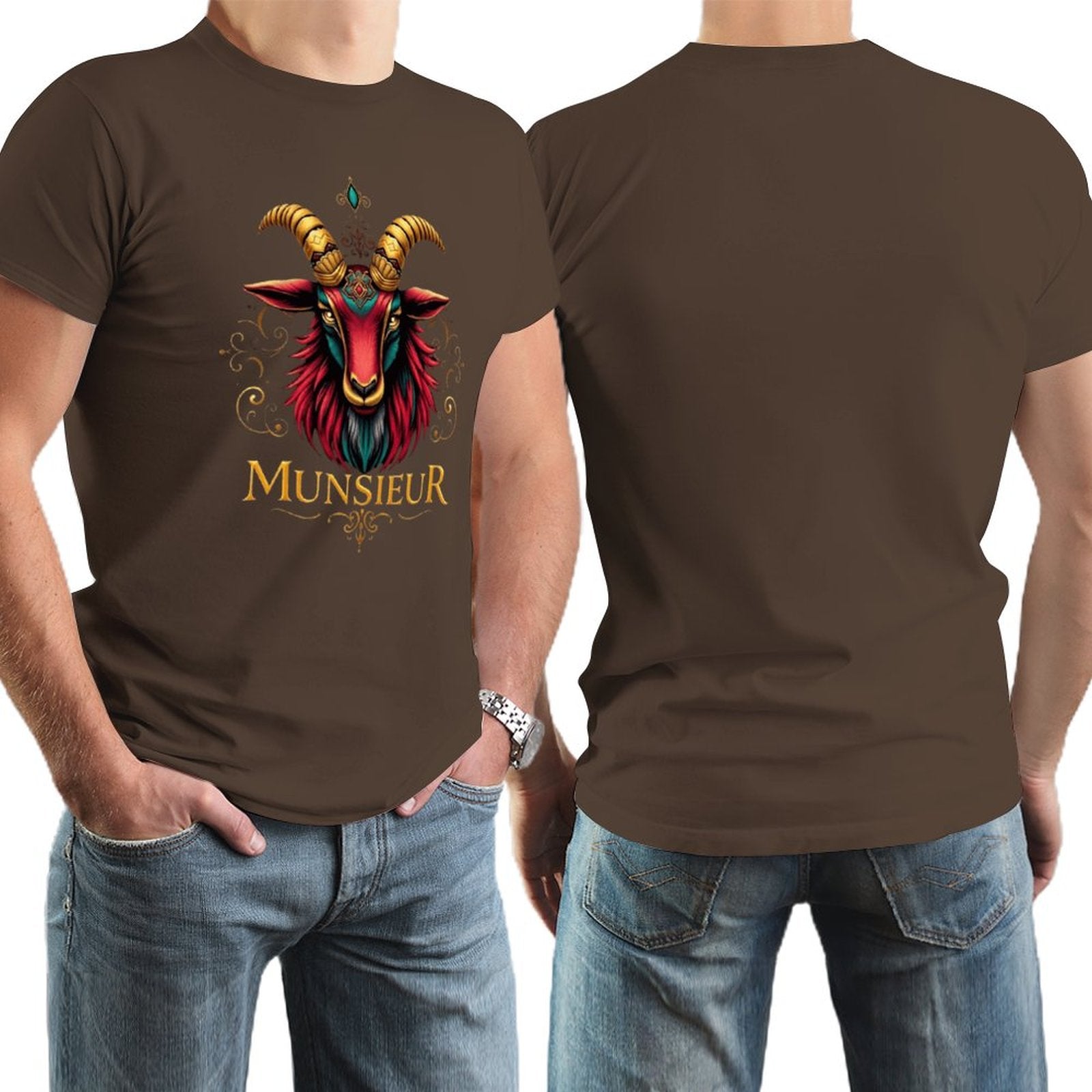 *Sale** Men's Munsieur Tee "Icon Billy" Designer Streetwear Fashion