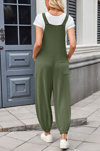 Lovelet Knotted Strap Overalls with Pockets - Munsieur