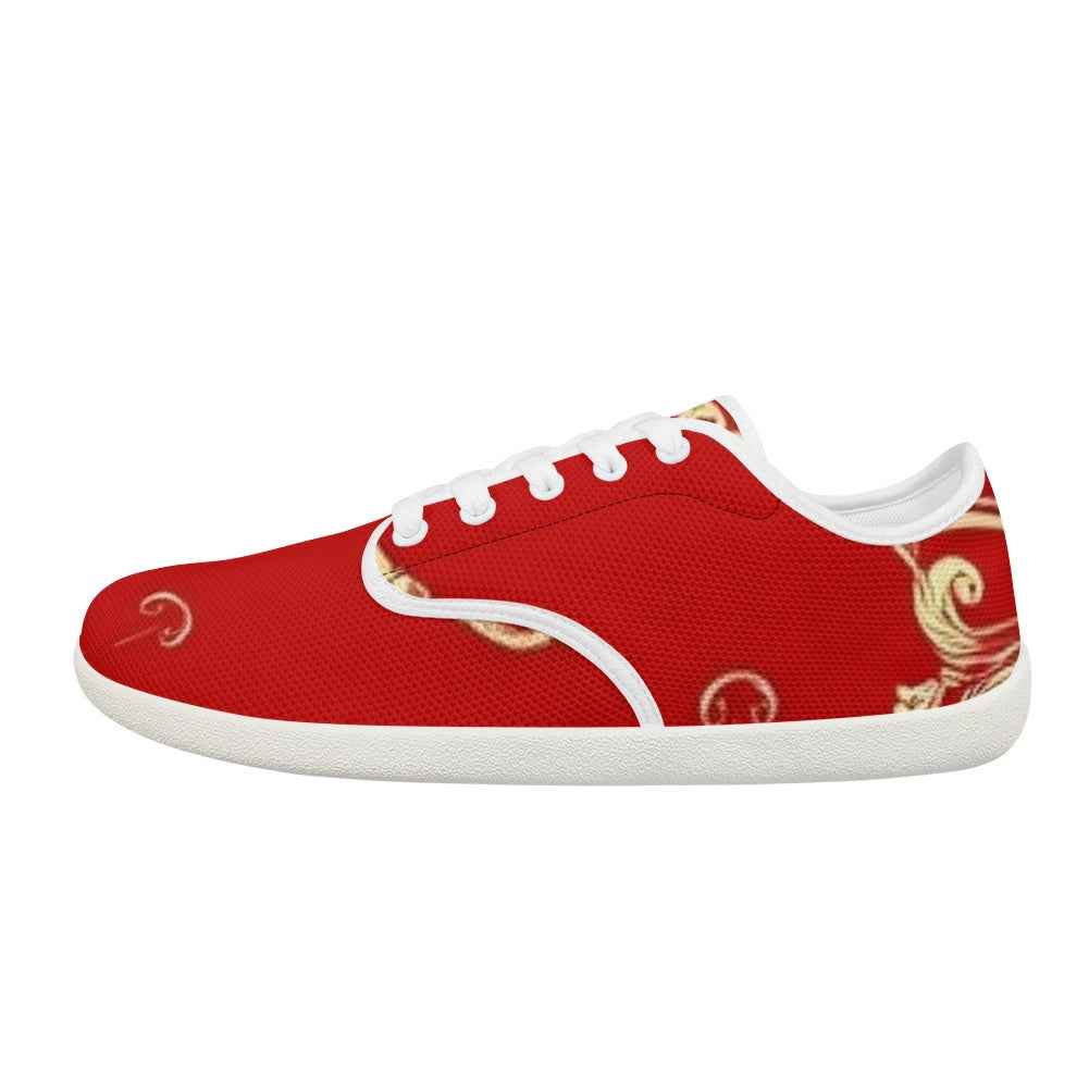 Lace-up barefoot shoes