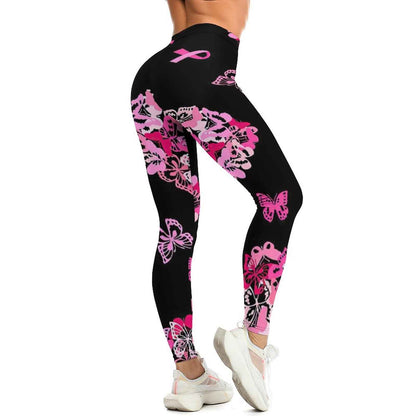 Munsieur Sculpting Leggings for Women - Pink Butterfly - Munsieur