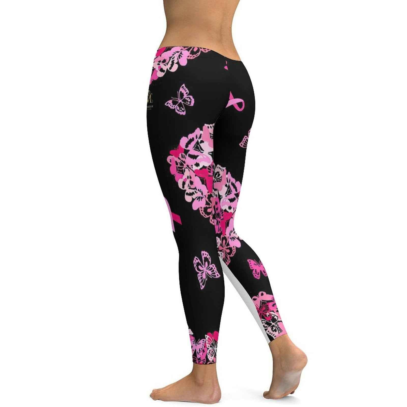 Munsieur Sculpting Leggings for Women - Pink Butterfly - Munsieur