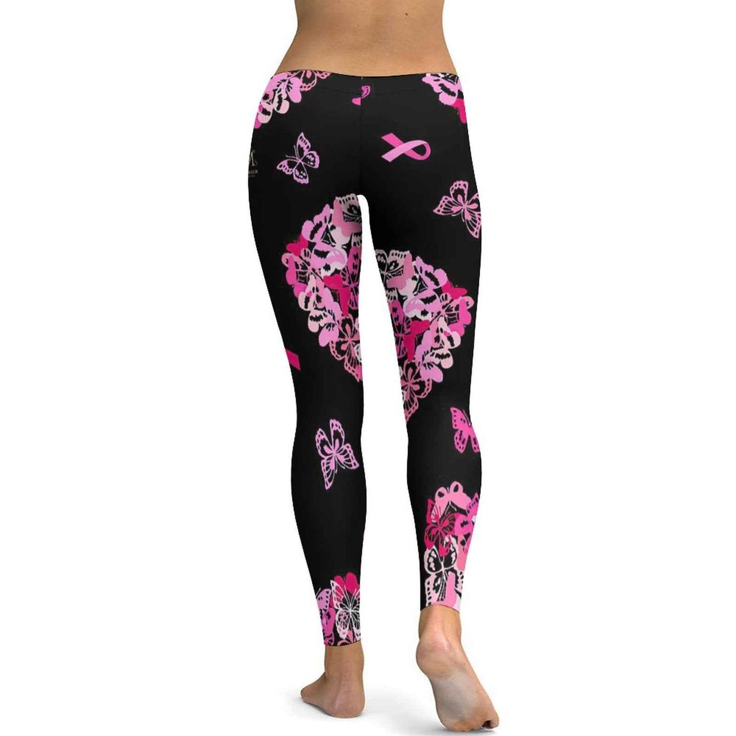 Munsieur Sculpting Leggings for Women - Pink Butterfly - Munsieur