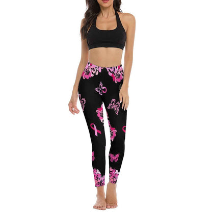 Munsieur Sculpting Leggings for Women - Pink Butterfly - Munsieur