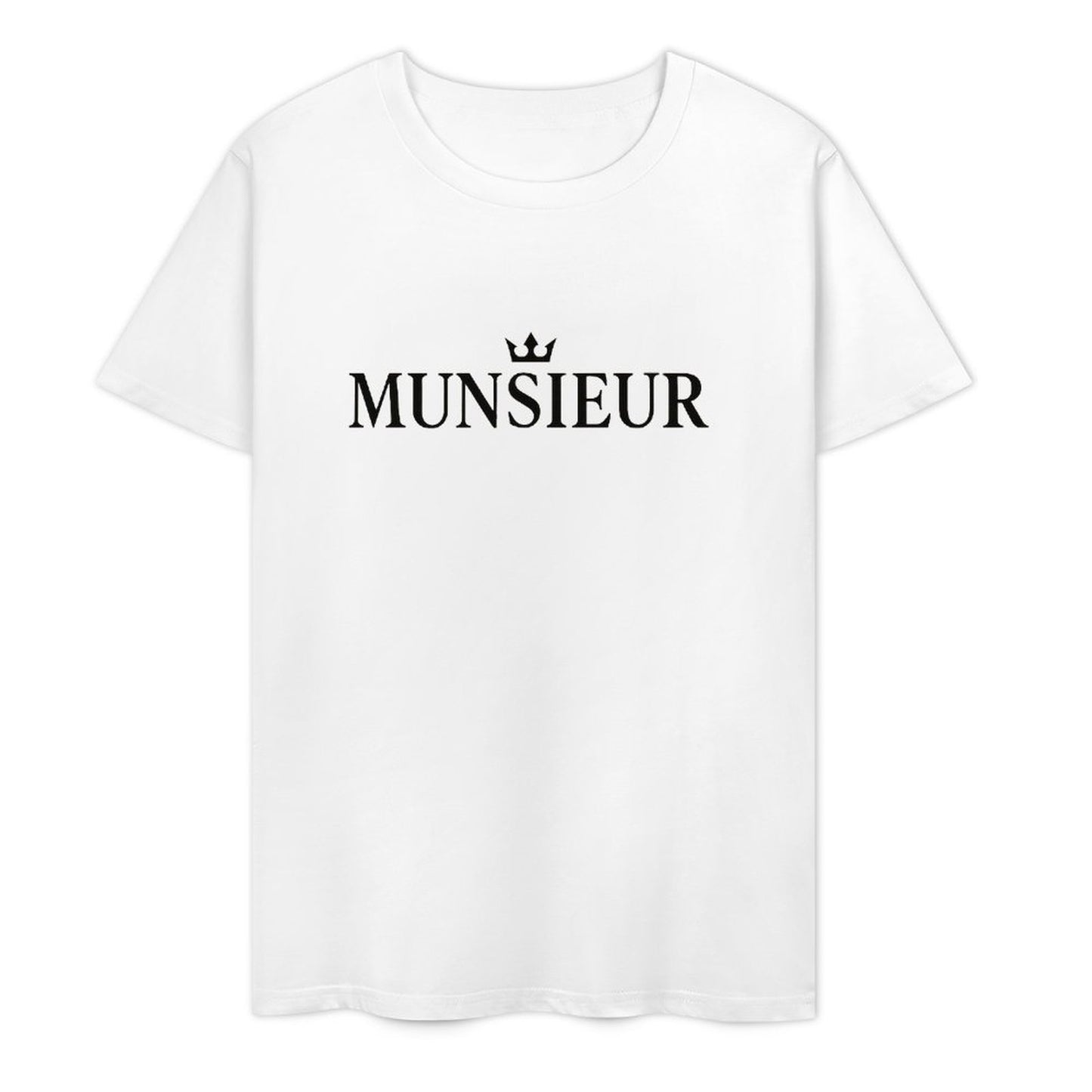 Munsieur Summer Signature Tee for Men Cotton Comfortable