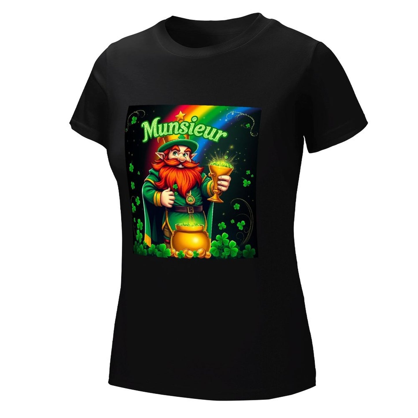 Munsieur St. Patrick's Day Collection T-Shirt for Women – Saint Patrick’s Lucky Charm