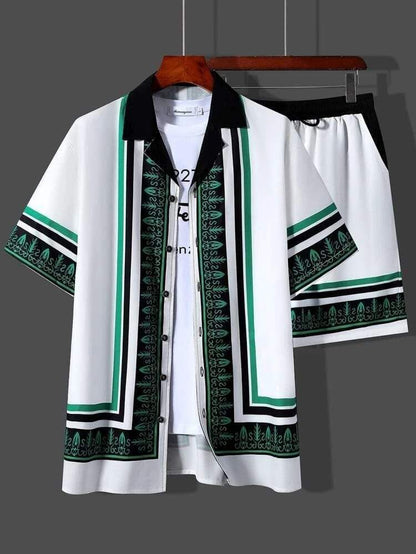 Munsieur Vacay Hawaiian Shorts Set Men's - Munsieur