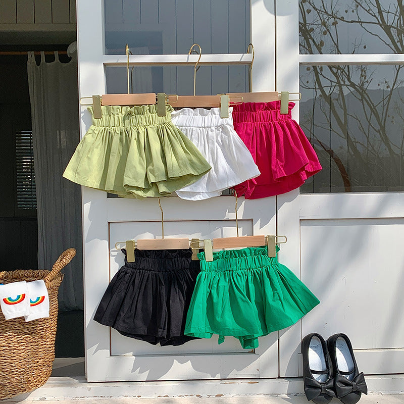 Women's Bud Shaped Waist Cotton Women's Multi-color Bottoms Woven - Munsieur