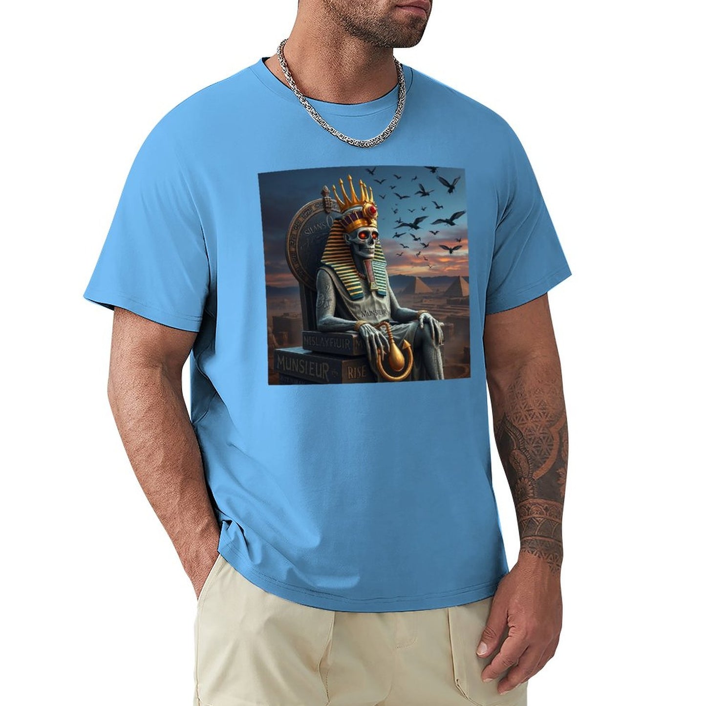 Munsieur Pharaoh's Reign Collection Men's Tee II (High Definition & Front Printing)