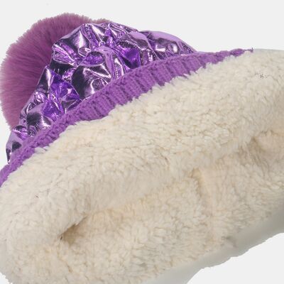 Thermal Knit Hat with Pompom - Munsieur