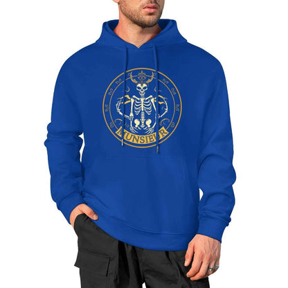 Munsieur Shadow Reaper: Luxe Skull Hoodie for Men - Munsieur