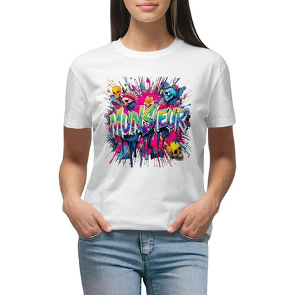 Women's Munsieur Brand T-shirt Streetwear Fashion