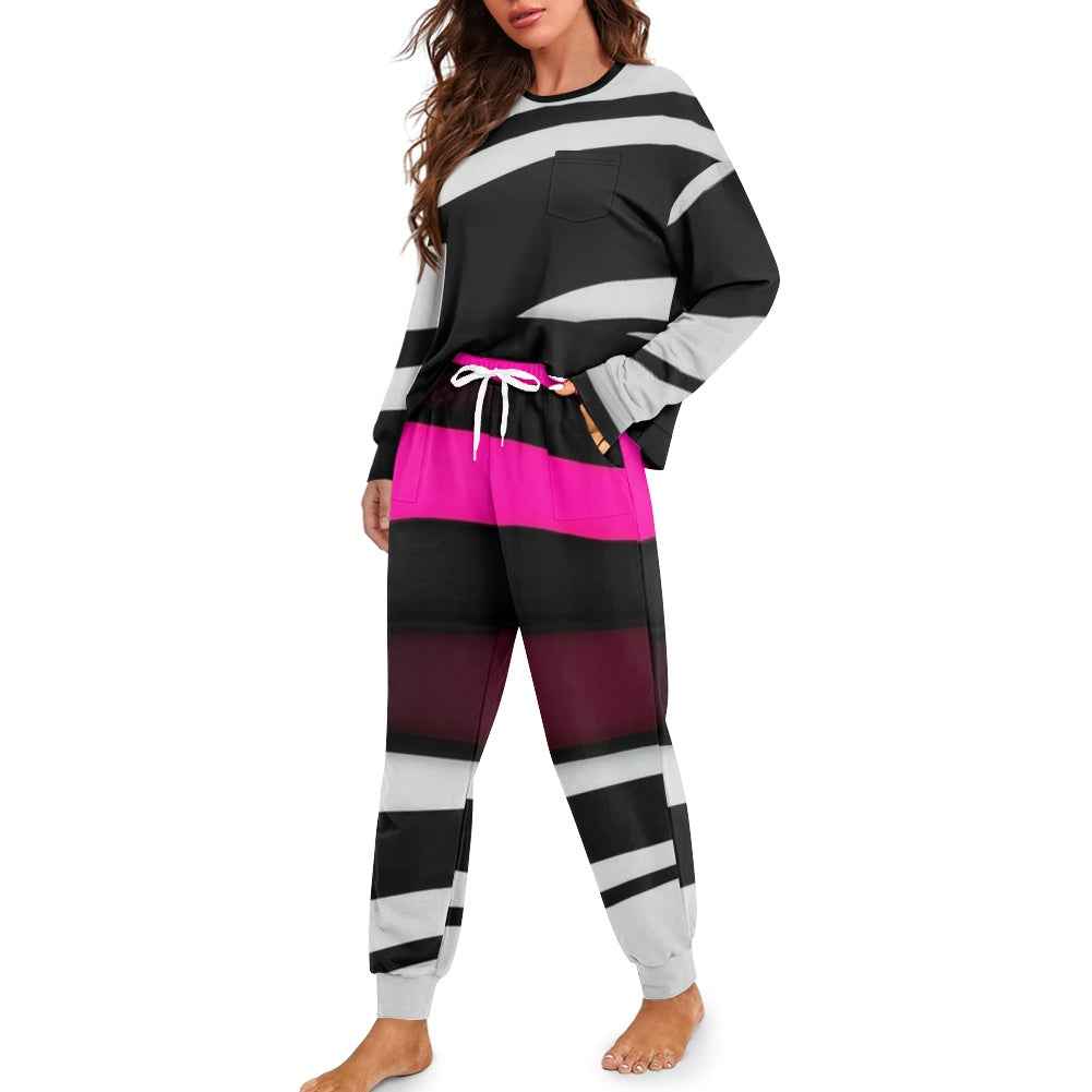 Women's drawstring pajamas set