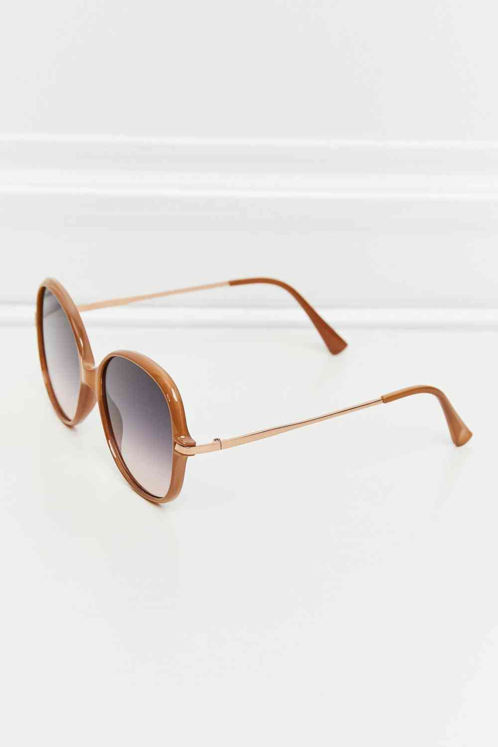 Metal-Plastic Hybrid Full Rim Sunglasses - Munsieur