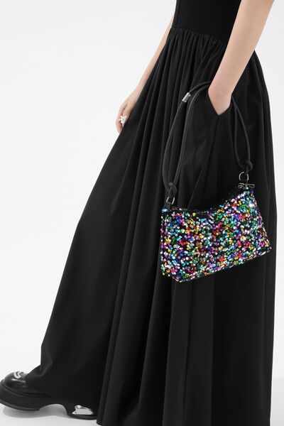 Sequin Double Strap Shoulder Bag - Munsieur