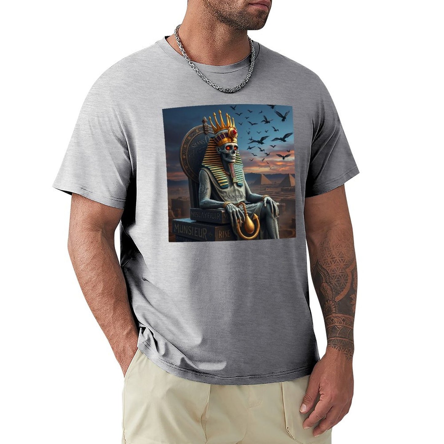 Munsieur Pharaoh's Reign Collection Men's Tee II (High Definition & Front Printing)