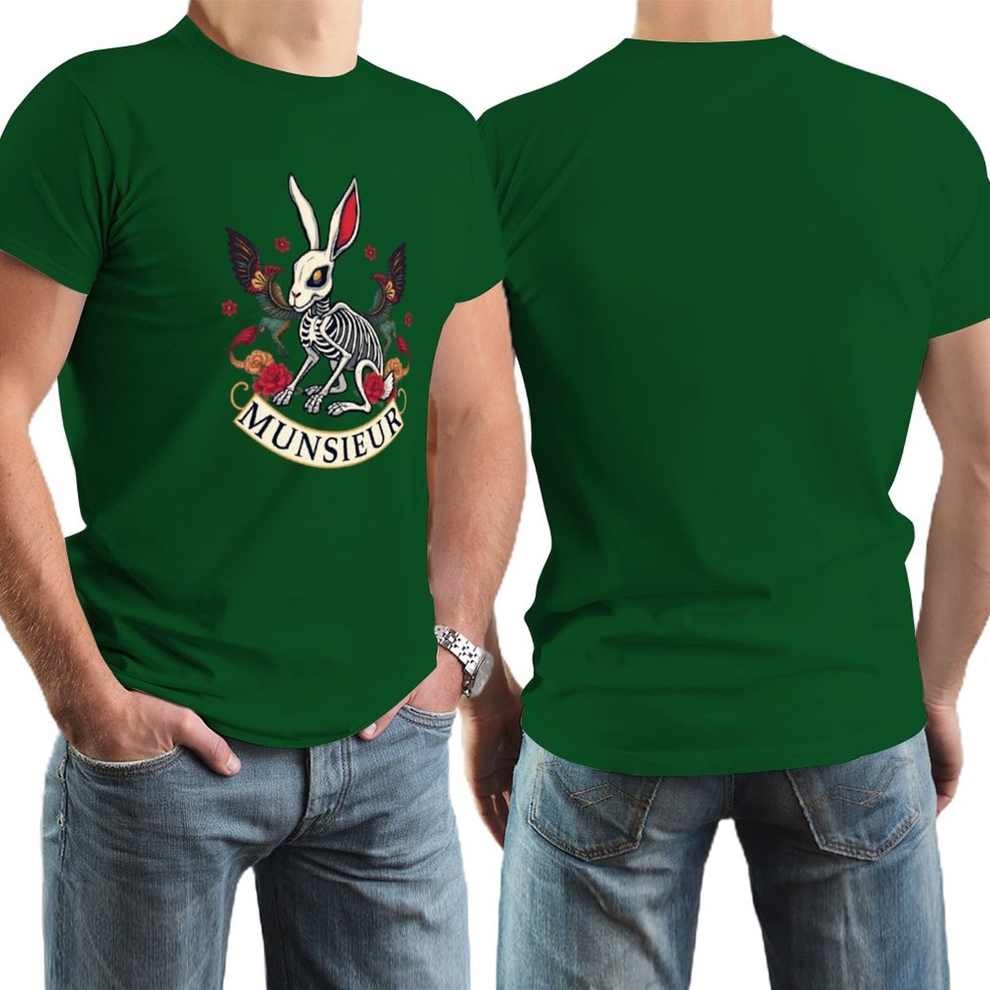 Munsieur Brand Tee "Rabbit FuFu" Streetwear Design Stylish Tee for Men