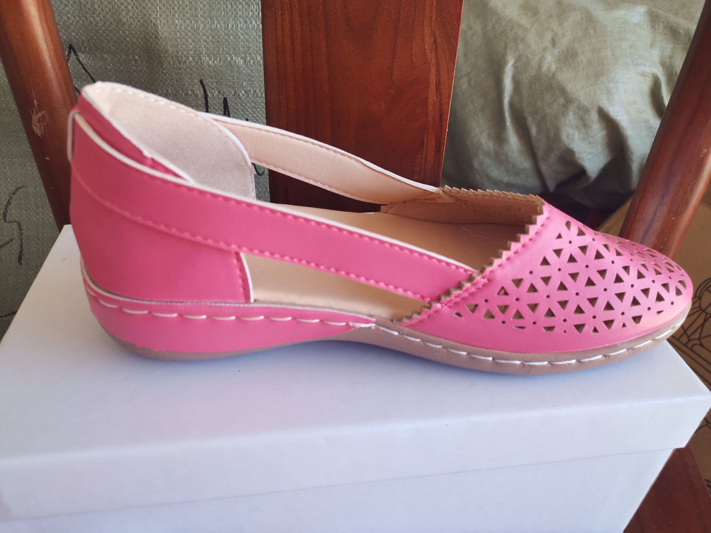 Round Toe Cross-border Large Size Flats Women's