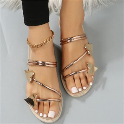 Slippers Summer Flats Love Beach