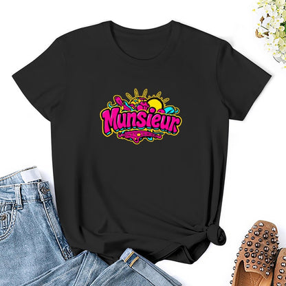 Munsieur Brand T-Shirts for Women "Candy Land" Streetwear Design for Her