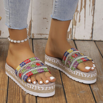 Open Toe Platform Sandals - Munsieur