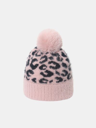 Leopard Hat with Pompom - Munsieur
