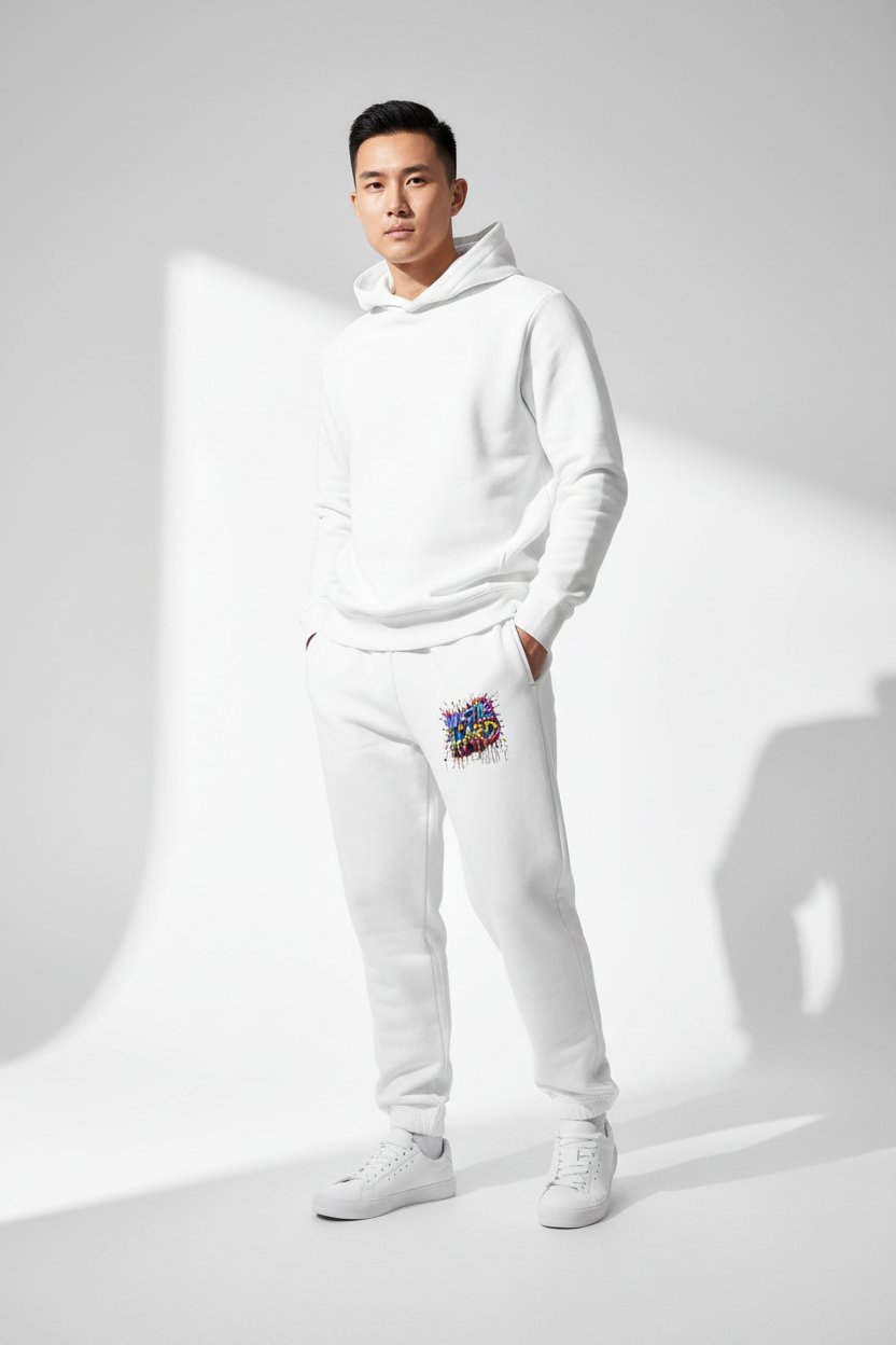 Joggers for Men Crown Co.👑 "Hustle Hard" Streetwear Comfortable Joggers