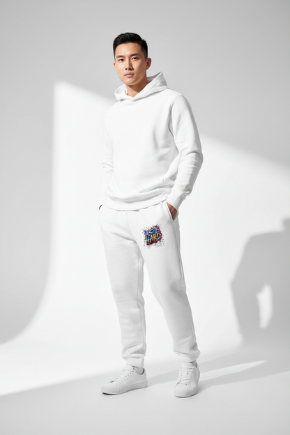 Joggers for Men Crown Co.👑 "Hustle Hard" Streetwear Comfortable Joggers