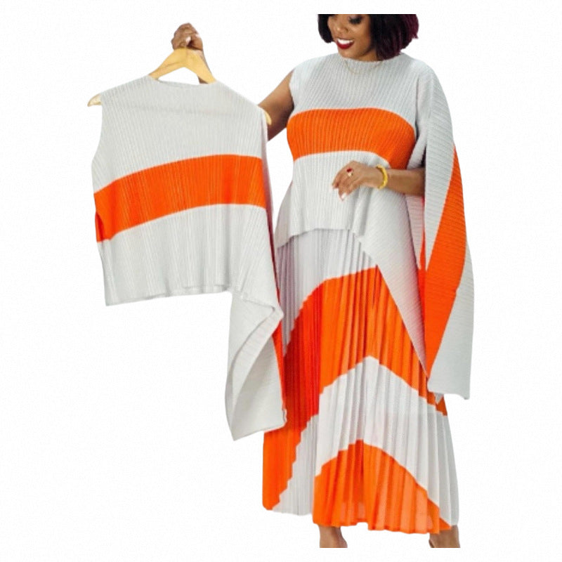 Women's Fashion Personality Female Casual Loose Autumn 2pc. Skirt Set