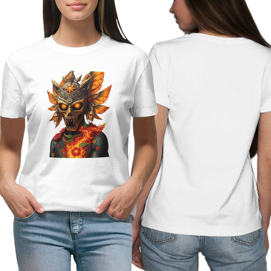 Lost Tribe of Munsieur T-Shirt for Women "Jester" (High Definition & Dual-sided Printing)