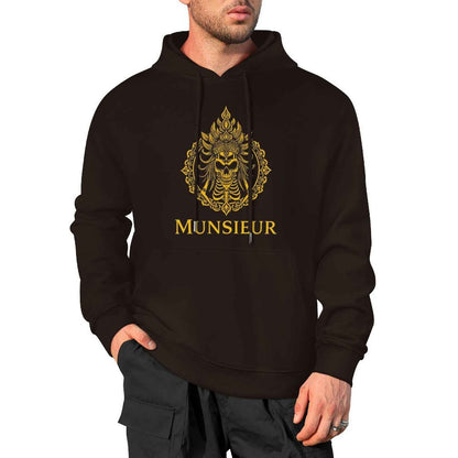 Munsieur Phantom Threads: Skull Edition Hoodie for Men - Munsieur