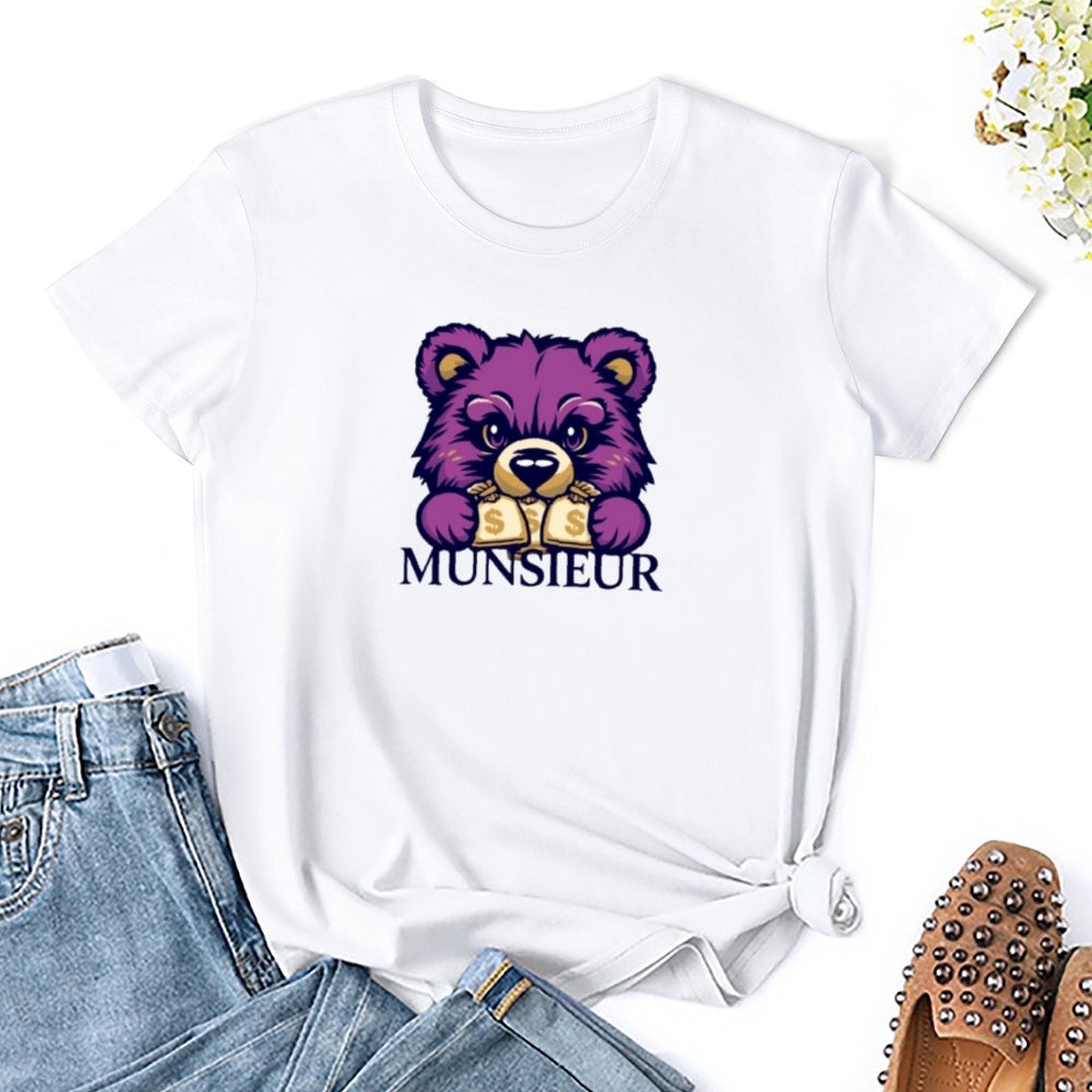 Munsieur T-Shirt for Women: The Ultimate Blend of Fashion and Fit for Her - Munsieur