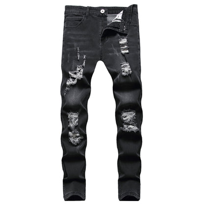 Men's Ripped Slim-fit Fashion Pants