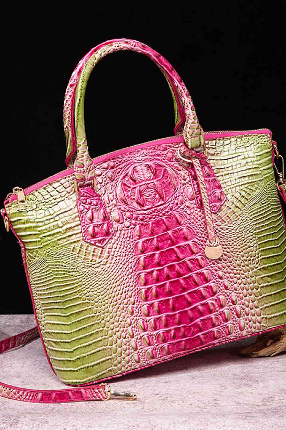 Gradient PU Leather Handbag - Munsieur