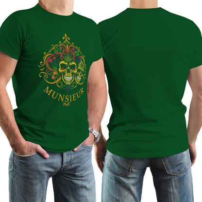 Men's Munsieur Brand Tee "Mardi Gras" Streetwear Design
