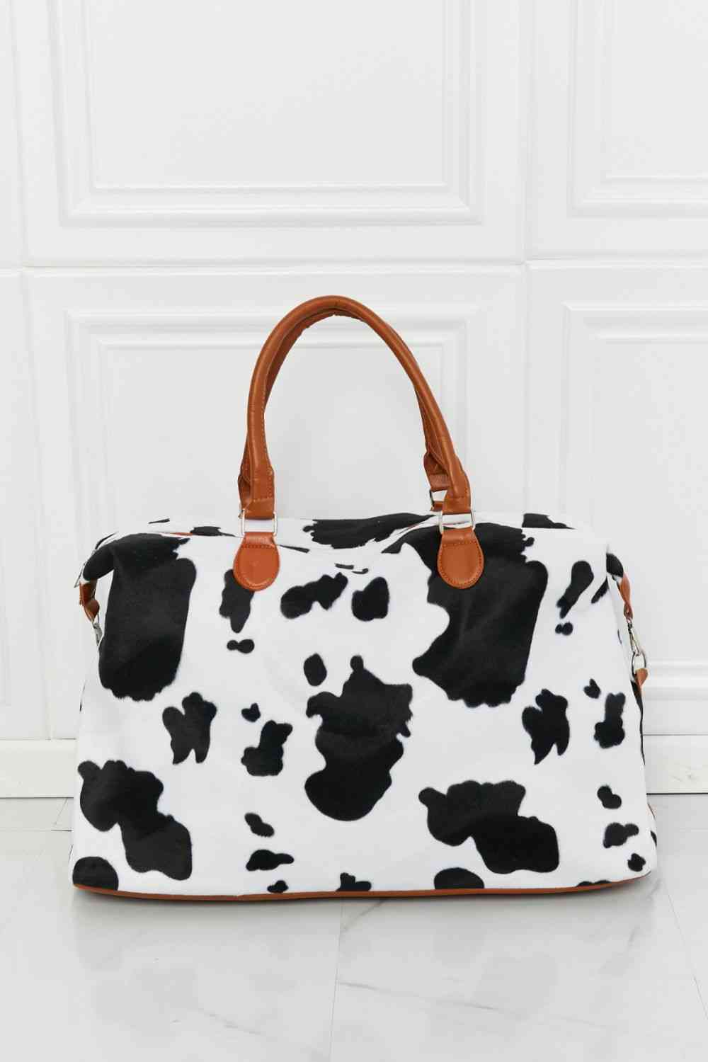 Animal Print Plush Weekender Bag - Munsieur