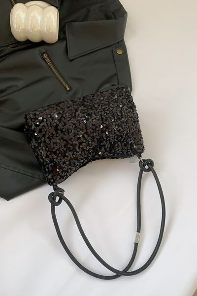 Sequin Double Strap Shoulder Bag - Munsieur