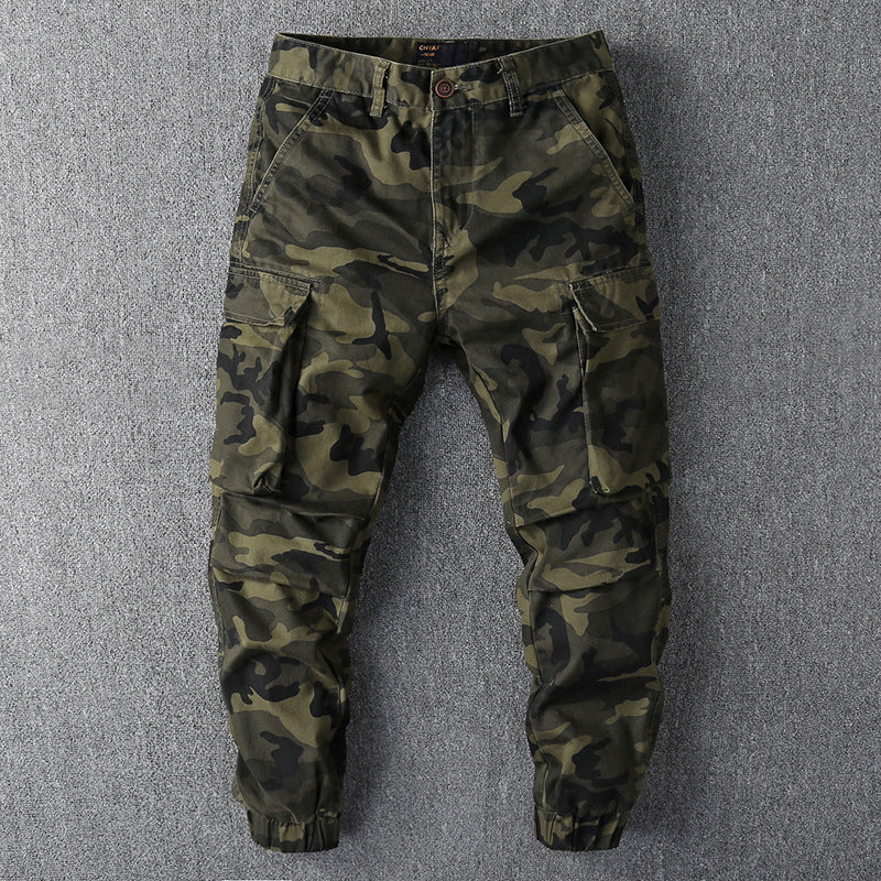 Men's Loose Sports Hard-wearing Camouflage Cargo Pants - Munsieur