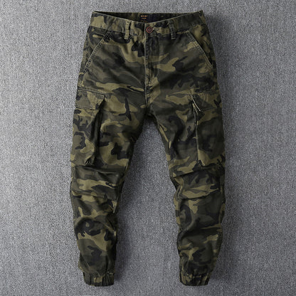Men's Loose Sports Hard-wearing Camouflage Cargo Pants - Munsieur