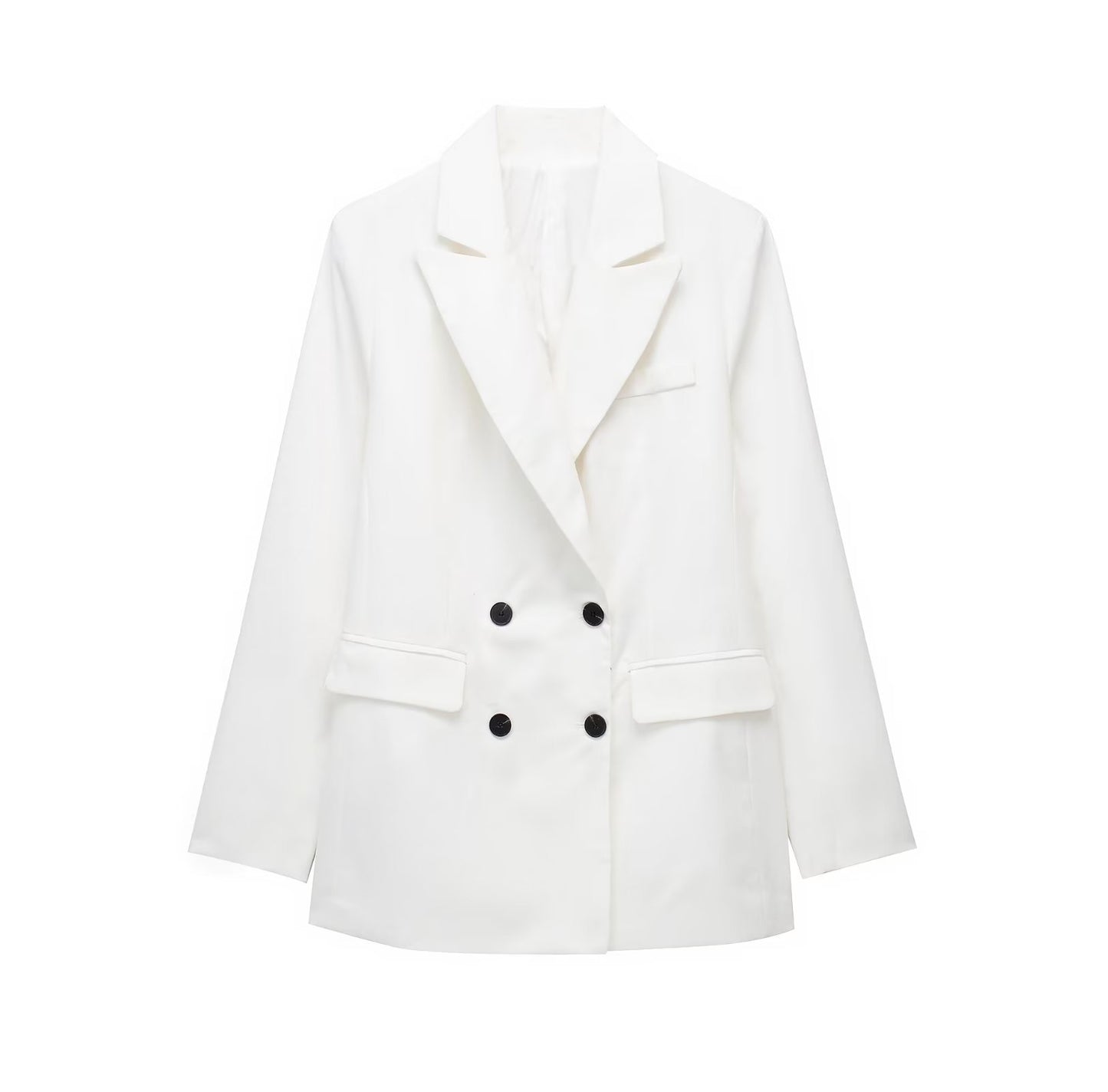 Women's Double Breasted 3pc Jacket + Vest + Straight-leg Suit