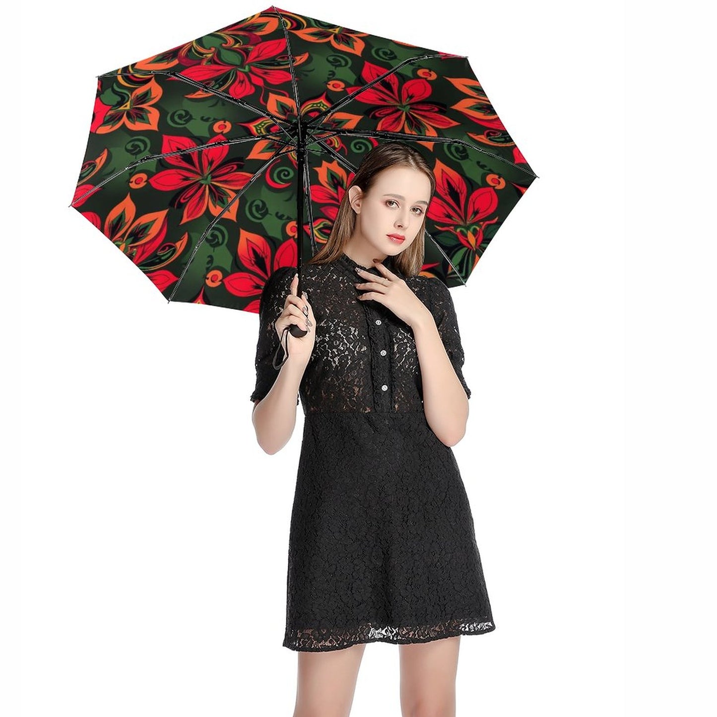 Munsieur Automatic Umbrella with Custom Print Inside Pattern
