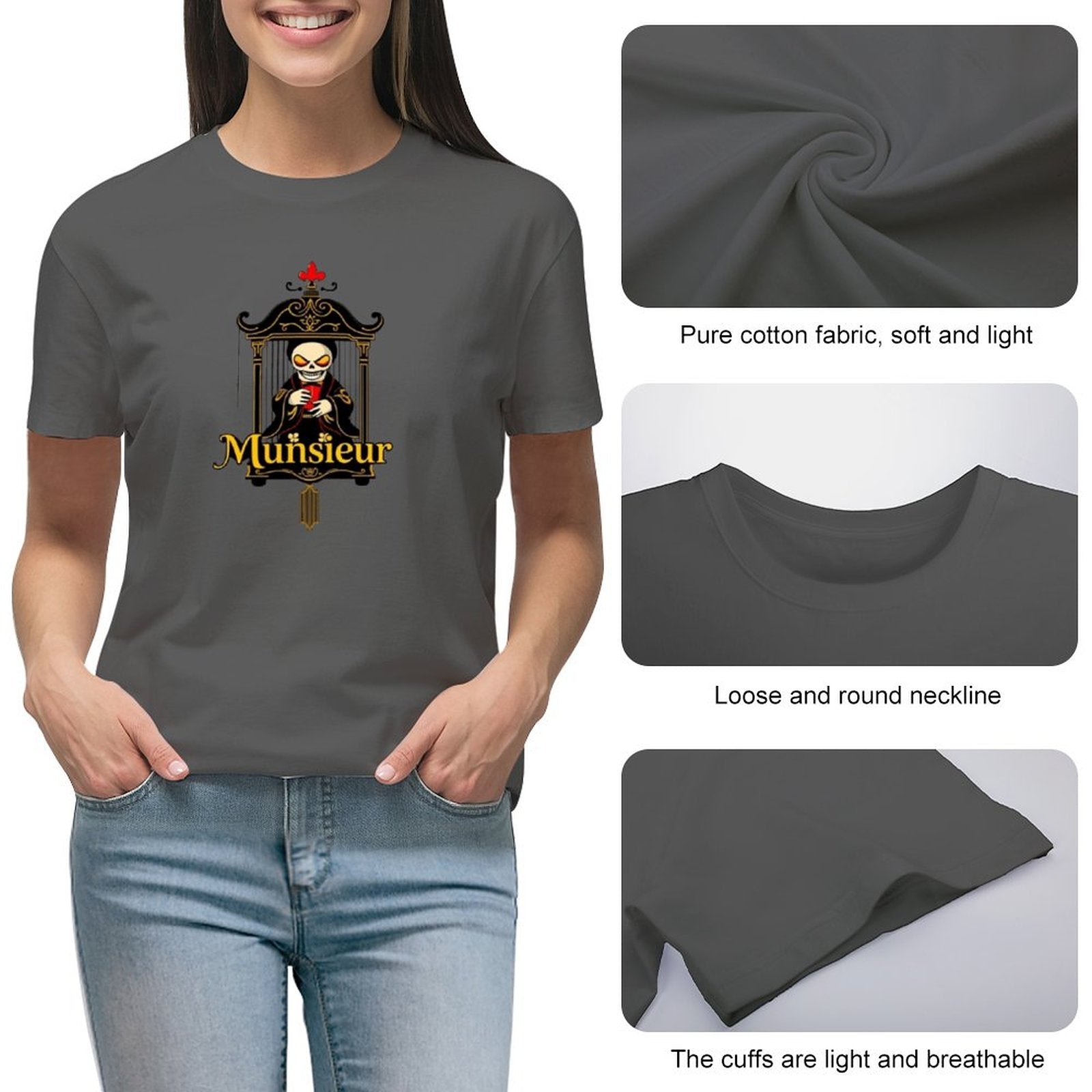 Munsieur Premium Women's T-Shirts: Luxury and Comfort Combined for Her - Munsieur