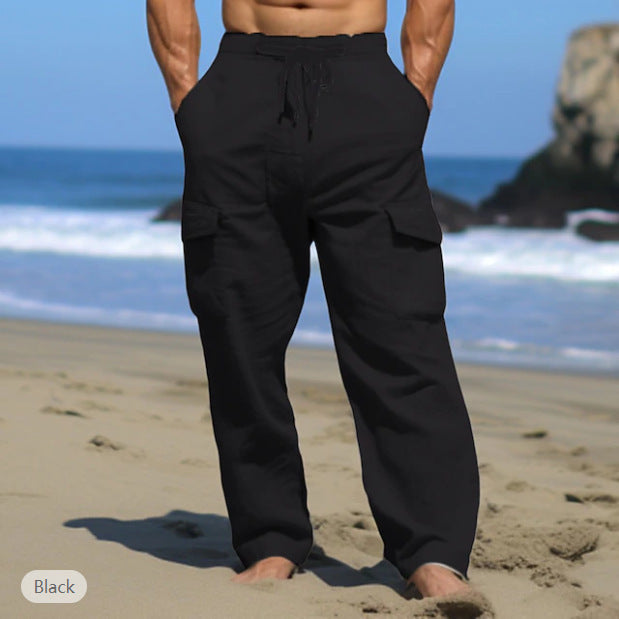 Men's Summer Wear Fashion Multi-pocket Pants - Munsieur