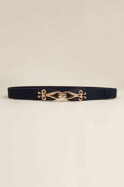 Alloy Buckle Elastic Belt - Munsieur